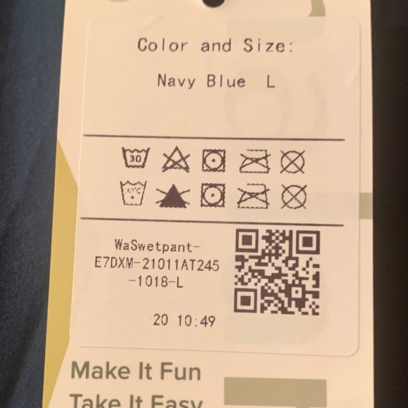 Size large (12) womens navy blue cargo HALARA pants bnwt - Picture 8 of 8